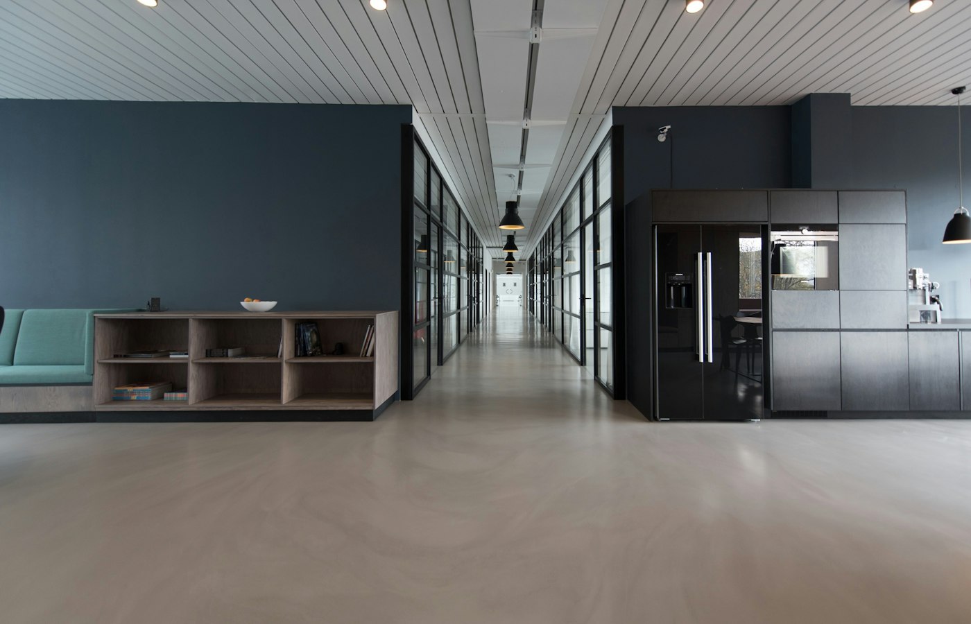 Modern commercial office interior representing multi-site facility contracts